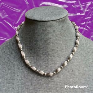 Vintage Napier Stamped Silver Tone Necklace